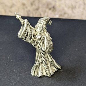 Vintage Greg Neeley Wizard Comstock Pewter Figure~1.5 in
